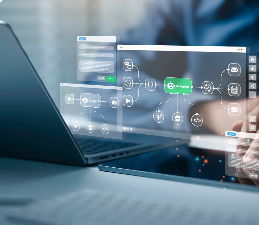 Visuele illustratie van data en innovatie